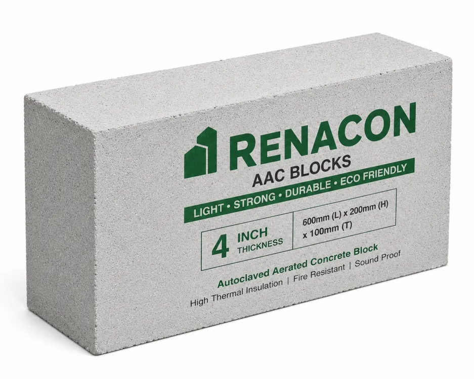 Renacon AAC 4 Inch Block