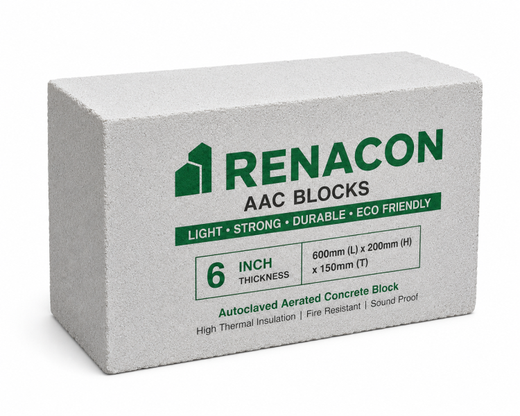 Renacon AAC 6 Inch Block