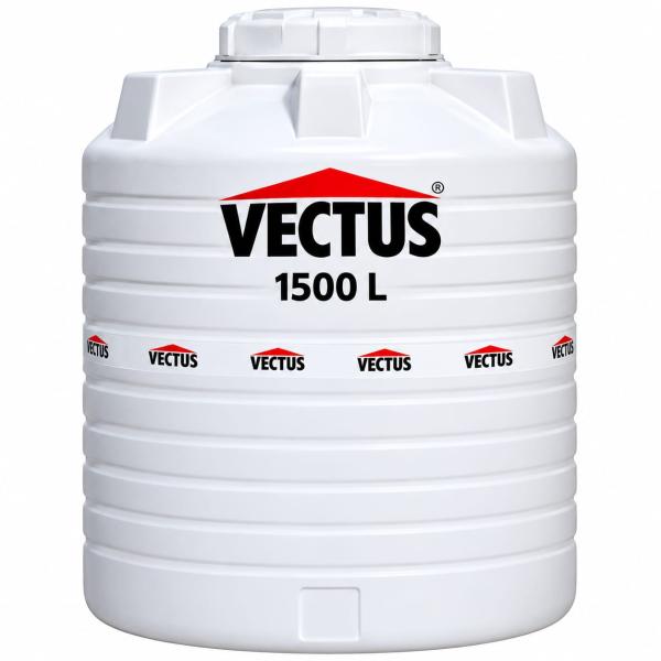 Vectus Silk Water Tank 1500L White 