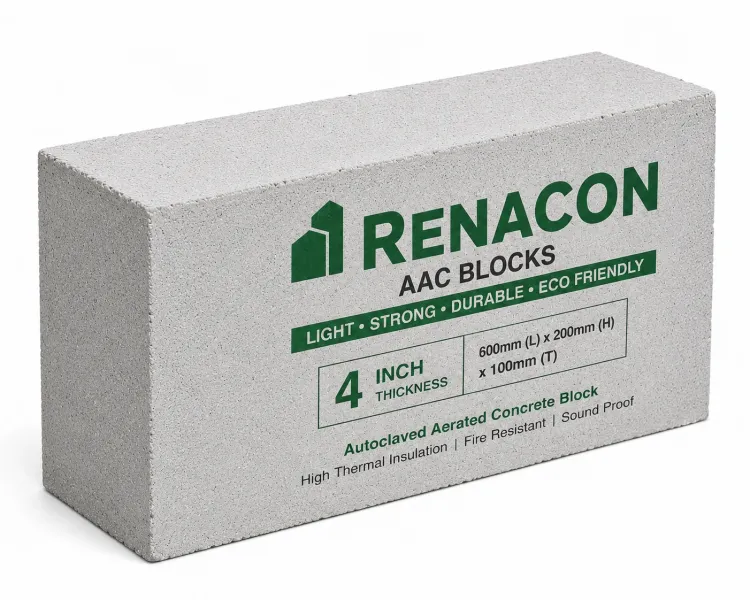 Renacon AAC 4 Inch Block