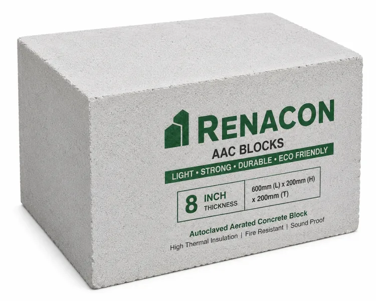 Renacon AAC 8 Inch Block